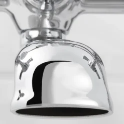 GoodHome Bynea Bath Shower Mixer Tap, Pack Of 1 -Crystal Bathware goodhome bynea bath shower mixer tap pack of 13663602665618 36i