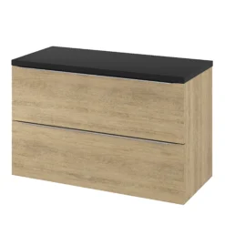 GoodHome Cadelia Matt Black Square Edge Chipboard & Laminate Bathroom Worktop 2cm X 45.5cm X 100.5cm -Crystal Bathware goodhome cadelia matt black square edge chipboard laminate bathroom worktop 2cm x 45 5cm x 100 5cm3663602526742 22c