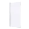GoodHome Calera Straight Silver Effect Frame Bath Screen, (H)140cm (W)850mm 1 GoodHome Calera Straight Silver Effect Frame Bath Screen, (H)140cm (W)850mm -Crystal Bathware goodhome calera straight silver effect frame bath screen h 140cm w 850mm3663602769552 01bq