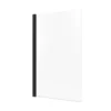 GoodHome Calera Transparent Straight Black Bath Screen, (H)140cm (W)850mm 2 GoodHome Calera Transparent Straight Black Bath Screen, (H)140cm (W)850mm -Crystal Bathware goodhome calera transparent straight black bath screen h 140cm w 850mm5059340248288 01c