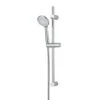 GoodHome Cavally 3-spray Pattern Chrome Effect Shower Kit -Crystal Bathware goodhome cavally 3 spray pattern chrome effect shower kit3663602301882 01c
