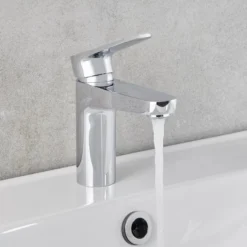 GoodHome Cavally Basin Mono Mixer Tap -Crystal Bathware goodhome cavally basin mono mixer tap3663602300342 03i