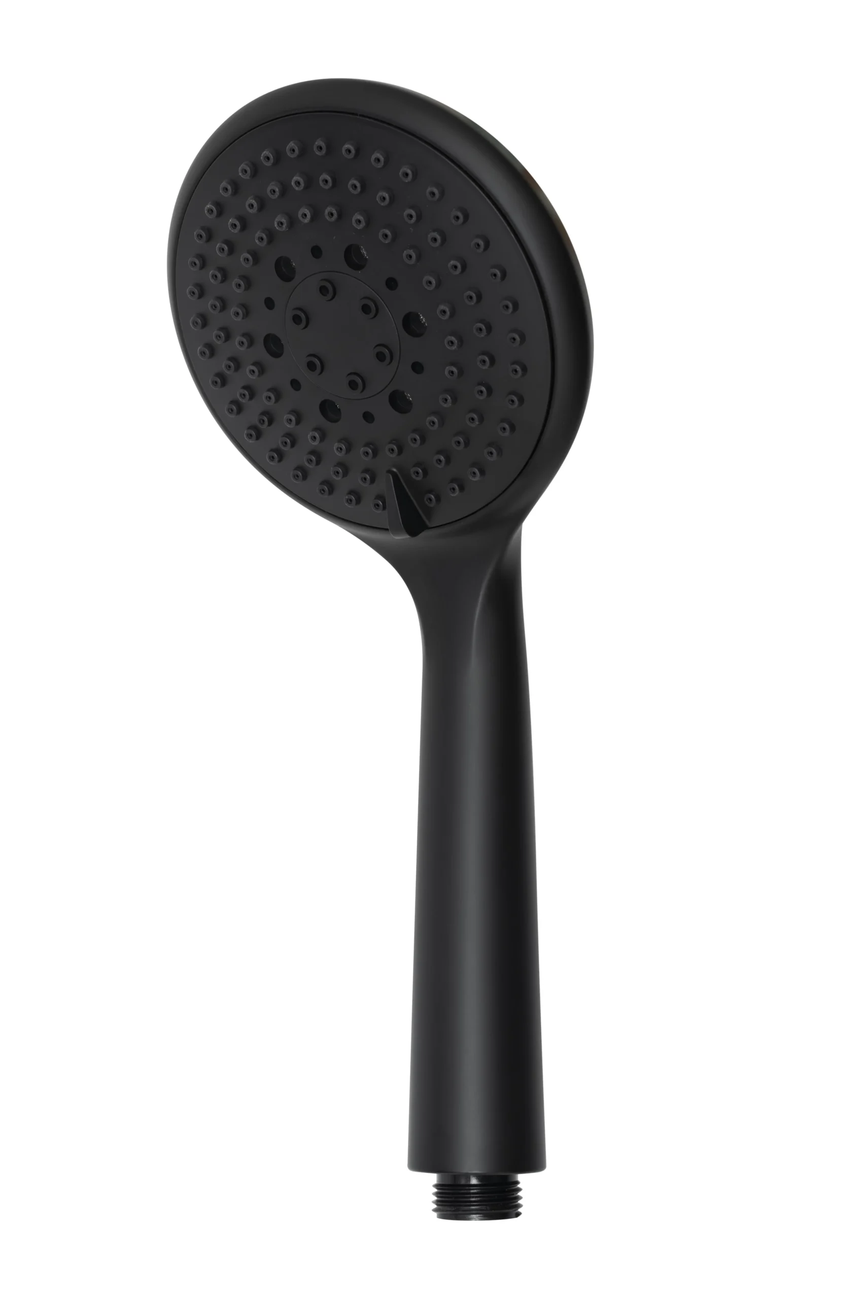 GoodHome Cavally Black Matt 3-spray Pattern Fixed Shower Head, 255.5mm 3 GoodHome Cavally Black Matt 3-spray Pattern Fixed Shower Head, 255.5mm