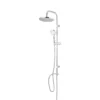 GoodHome Cavally Wall-mounted Diverter 3-spray Pattern Shower Kit -Crystal Bathware goodhome cavally wall mounted diverter 3 spray pattern shower kit3663602301011 01c