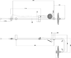GoodHome Cavally Wall-mounted Diverter 3-spray Pattern Shower Kit 9 GoodHome Cavally Wall-mounted Diverter 3-spray Pattern Shower Kit -Crystal Bathware goodhome cavally wall mounted diverter 3 spray pattern shower kit3663602301011 01t