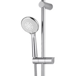 GoodHome Cavally Wall-mounted Diverter 3-spray Pattern Shower Kit 8 GoodHome Cavally Wall-mounted Diverter 3-spray Pattern Shower Kit -Crystal Bathware goodhome cavally wall mounted diverter 3 spray pattern shower kit3663602301011 37c