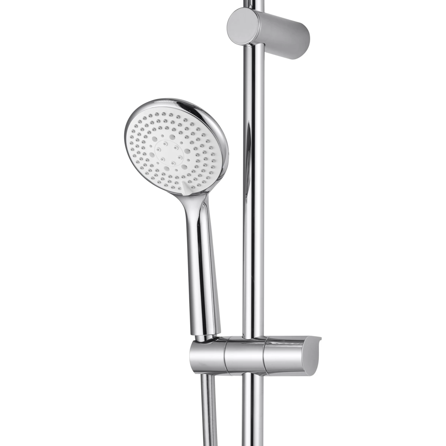 GoodHome Cavally Wall-mounted Diverter 3-spray Pattern Shower Kit 5 GoodHome Cavally Wall-mounted Diverter 3-spray Pattern Shower Kit - Image 3