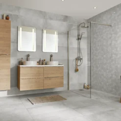 GoodHome Cavally Wall-mounted Diverter Shower -Crystal Bathware goodhome cavally wall mounted diverter shower5036581066062 01i