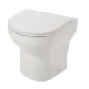 GoodHome Cavally White Back To Wall Toilet Set With Soft Close Seat -Crystal Bathware goodhome cavally white back to wall toilet set with soft close seat5059340154756 01c