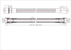 GoodHome Chrome Effect Brass & Polyvinyl Chloride (PVC) Shower Hose, (L)1.5m -Crystal Bathware goodhome chrome effect brass polyvinyl chloride pvc shower hose l 1 5m3663602300564 01t