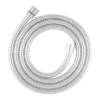 GoodHome Chrome Effect Polyvinyl Chloride (PVC) & Stainless Steel Shower Hose, (L)2m 2 GoodHome Chrome Effect Polyvinyl Chloride (PVC) & Stainless Steel Shower Hose, (L)2m -Crystal Bathware goodhome chrome effect polyvinyl chloride pvc stainless steel shower hose l 2m3663602300243 02c