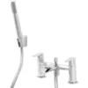 GoodHome Colina Bath Shower Mixer Tap -Crystal Bathware goodhome colina bath shower mixer tap3663602665335 01bq