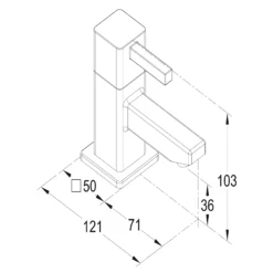 GoodHome Cooleen Bath Pillar Tap, Pack Of 2 9 GoodHome Cooleen Bath Pillar Tap, Pack Of 2 -Crystal Bathware goodhome cooleen bath pillar tap pack of 23663602665212 01t