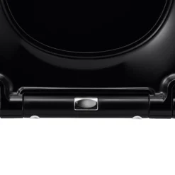 GoodHome Diani Black Top Fix Soft Close Toilet Seat -Crystal Bathware goodhome diani black top fix soft close toilet seat5059340081342 39c