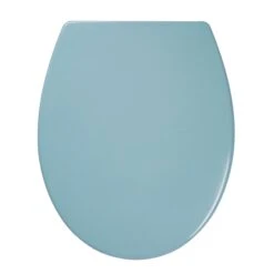 GoodHome Diani Blue Top Fix Soft Close Toilet Seat -Crystal Bathware goodhome diani blue top fix soft close toilet seat3663602904113 03bq