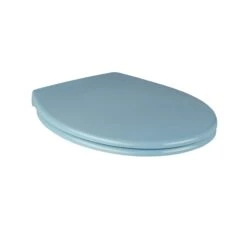GoodHome Diani Blue Top Fix Soft Close Toilet Seat -Crystal Bathware goodhome diani blue top fix soft close toilet seat3663602904113 03c