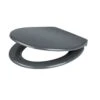GoodHome Diani Grey Top Fix Soft Close Toilet Seat 2 GoodHome Diani Grey Top Fix Soft Close Toilet Seat -Crystal Bathware goodhome diani grey top fix soft close toilet seat3663602904120 01bq