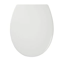 GoodHome Diani White Top Fix Soft Close Toilet Seat -Crystal Bathware goodhome diani white top fix soft close toilet seat3663602904083 03bq