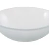 GoodHome Drina Clear Round Counter-mounted Counter Top Basin