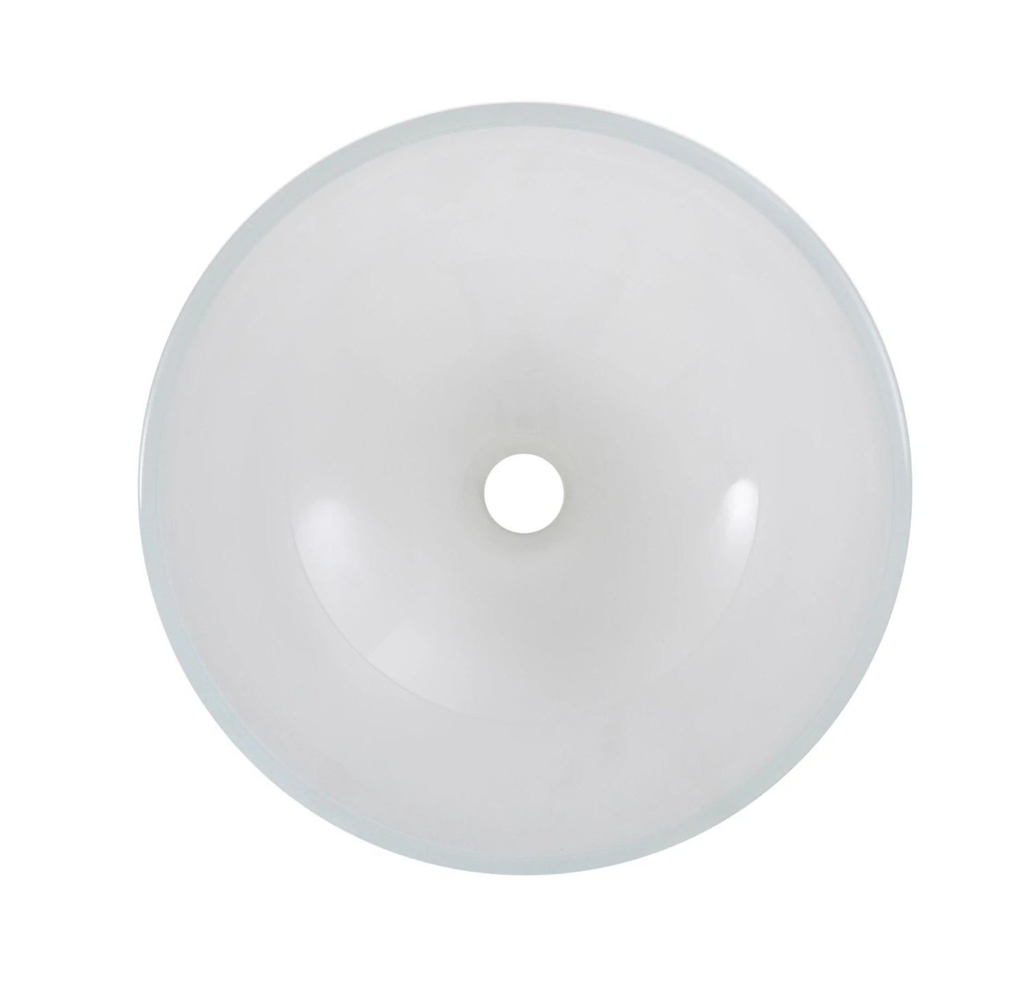 GoodHome Drina Clear Round Counter-mounted Counter Top Basin 4 GoodHome Drina Clear Round Counter-mounted Counter Top Basin - Image 2