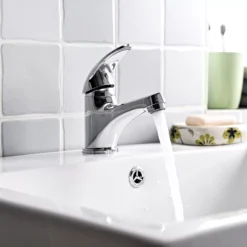 GoodHome Eidar Basin Mono Mixer Tap -Crystal Bathware goodhome eidar basin mono mixer tap5059340214559 03i bq