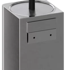 GoodHome Elland Polypropylene (PP), Stainless Steel & Thermoplastic Rubber Silver Effect Toilet Brush & Holder 13 GoodHome Elland Polypropylene (PP), Stainless Steel & Thermoplastic Rubber Silver Effect Toilet Brush & Holder -Crystal Bathware goodhome elland polypropylene pp stainless steel thermoplastic rubber silver effect toilet brush holder5059340107219 04c