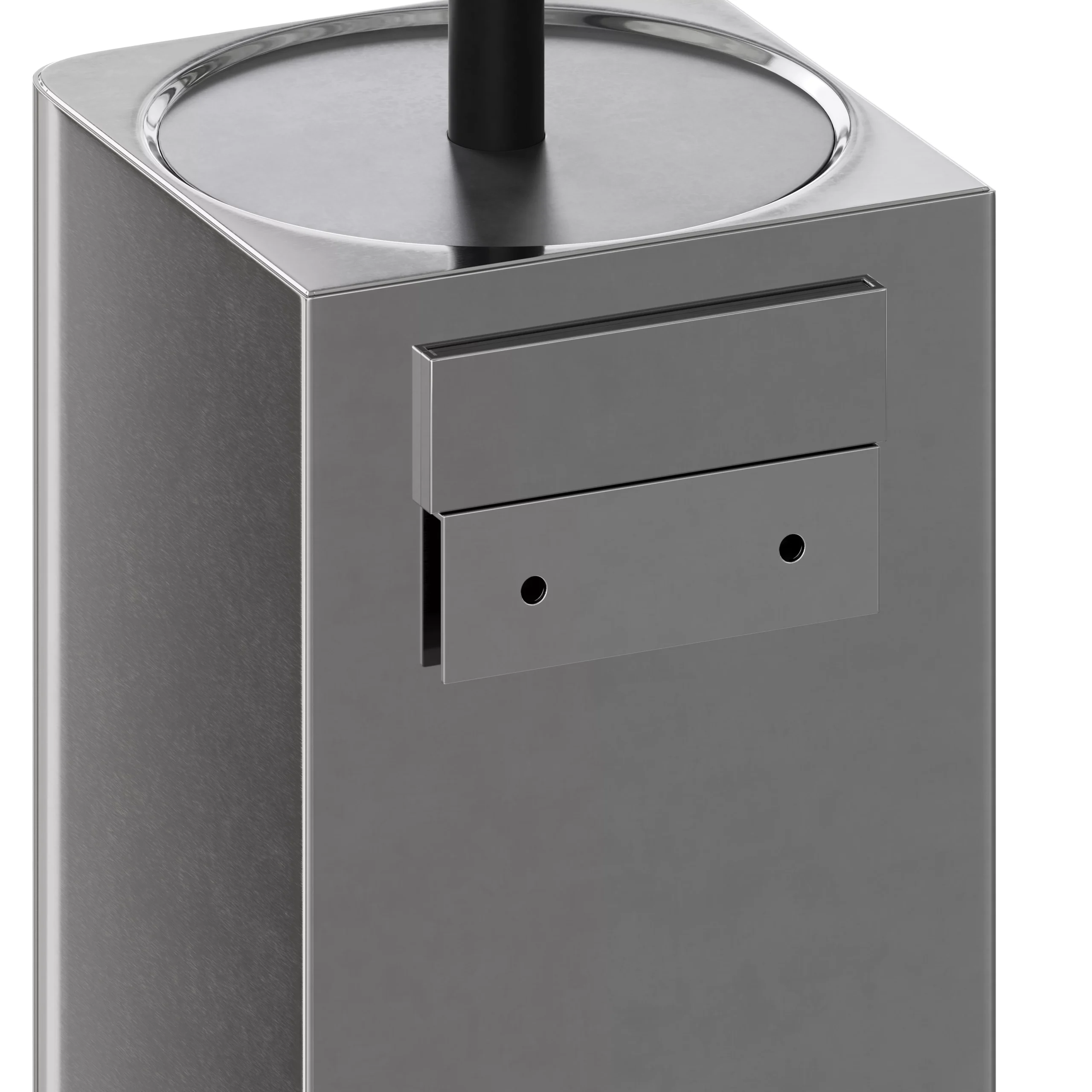 GoodHome Elland Polypropylene (PP), Stainless Steel & Thermoplastic Rubber Silver Effect Toilet Brush & Holder 7 GoodHome Elland Polypropylene (PP), Stainless Steel & Thermoplastic Rubber Silver Effect Toilet Brush & Holder - Image 5