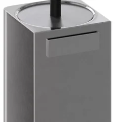 GoodHome Elland Polypropylene (PP), Stainless Steel & Thermoplastic Rubber Silver Effect Toilet Brush & Holder 14 GoodHome Elland Polypropylene (PP), Stainless Steel & Thermoplastic Rubber Silver Effect Toilet Brush & Holder -Crystal Bathware goodhome elland polypropylene pp stainless steel thermoplastic rubber silver effect toilet brush holder5059340107219 05c