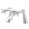 GoodHome Etel Manual Bath Filler Tap -Crystal Bathware goodhome etel manual bath filler tap3663602665380 01bq