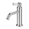 GoodHome Etel Medium Chrome Effect Round Deck-mounted Manual Basin Mono Mixer Tap -Crystal Bathware goodhome etel medium chrome effect round deck mounted manual basin mono mixer tap5059340582436 01c