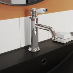 GoodHome Etel Medium Chrome Effect Round Deck-mounted Manual Basin Mono Mixer Tap 9 GoodHome Etel Medium Chrome Effect Round Deck-mounted Manual Basin Mono Mixer Tap -Crystal Bathware goodhome etel medium chrome effect round deck mounted manual basin mono mixer tap5059340582436 01i