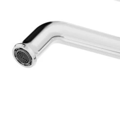 GoodHome Etel Tall Chrome Effect Round Deck-mounted Manual Sink Or Worktop Mono Mixer Tap -Crystal Bathware goodhome etel tall chrome effect round deck mounted manual sink or worktop mono mixer tap5059340582917 36c