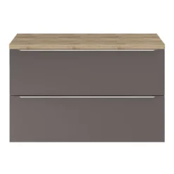 GoodHome Hartland Natural Straight Oak Bathroom Worktop 2.7cm X 45.5cm X 100.5cm -Crystal Bathware goodhome hartland natural straight oak bathroom worktop 2 7cm x 45 5cm x 100 5cm5059340018799 21c