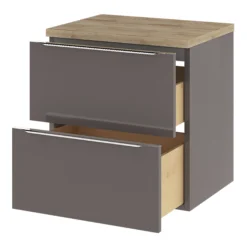 GoodHome Hartland Natural Straight Oak Bathroom Worktop 2.7cm X 45.5cm X 60.5cm -Crystal Bathware goodhome hartland natural straight oak bathroom worktop 2 7cm x 45 5cm x 60 5cm5059340018775 23c