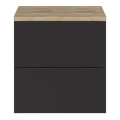 GoodHome Hartland Natural Straight Oak Bathroom Worktop 2.7cm X 45.5cm X 60.5cm -Crystal Bathware goodhome hartland natural straight oak bathroom worktop 2 7cm x 45 5cm x 60 5cm5059340393186 42c