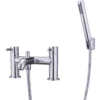 GoodHome Hoffell Bath Shower Mixer Tap -Crystal Bathware goodhome hoffell bath shower mixer tap3663602665632 01bq