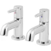 GoodHome Hoffell Contemporary Basin Pillar Tap -Crystal Bathware goodhome hoffell contemporary basin pillar tap3663602662419 01bq