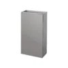 GoodHome Imandra Gloss Anthracite 1 Door Freestanding Bathroom Basin Cloakroom Unit (W)440mm (H)790mm -Crystal Bathware goodhome imandra gloss anthracite 1 door freestanding bathroom basin cloakroom unit w 440mm h 790mm5059340018843 01c BQ