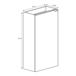 GoodHome Imandra Gloss Anthracite 1 Door Freestanding Bathroom Basin Cloakroom Unit (W)440mm (H)790mm -Crystal Bathware goodhome imandra gloss anthracite 1 door freestanding bathroom basin cloakroom unit w 440mm h 790mm5059340018843 01t BQ