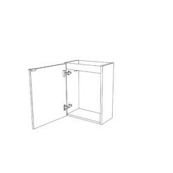 GoodHome Imandra Gloss Anthracite 1 Door Wall-mounted Bathroom Basin Cloakroom Unit (W)440mm (H)550mm -Crystal Bathware goodhome imandra gloss anthracite 1 door wall mounted bathroom basin cloakroom unit w 440mm h 550mm5059340018836 02t BQ