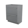 GoodHome Imandra Gloss Grey Bathroom Cabinet (H)82cm (W)60cm -Crystal Bathware goodhome imandra gloss grey bathroom cabinet h 82cm w 60cm3663602932956 01c