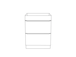 GoodHome Imandra Gloss Grey Bathroom Cabinet (H)82cm (W)60cm -Crystal Bathware goodhome imandra gloss grey bathroom cabinet h 82cm w 60cm3663602932956 03t