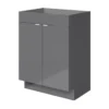 GoodHome Imandra Gloss Grey Double Bathroom Cabinet (H)82cm (W)60cm 1 GoodHome Imandra Gloss Grey Double Bathroom Cabinet (H)82cm (W)60cm -Crystal Bathware goodhome imandra gloss grey double bathroom cabinet h 82cm w 60cm5059340394176 01c