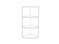 GoodHome Imandra Gloss Grey Glass & Wood Wall-mounted Bathroom Corner Shelf, (L)340mm (D)360mm (H) 900mm -Crystal Bathware goodhome imandra gloss grey glass wood wall mounted bathroom corner shelf l 340mm d 360mm h 900mm3663602933526 03t