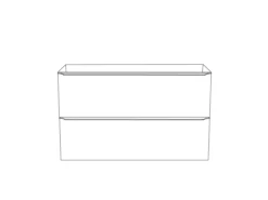 GoodHome Imandra Gloss Grey Vanity & Basin Cabinet (W)1000mm (H)600mm -Crystal Bathware goodhome imandra gloss grey vanity basin cabinet w 1000mm h 600mm3663602932871 03t