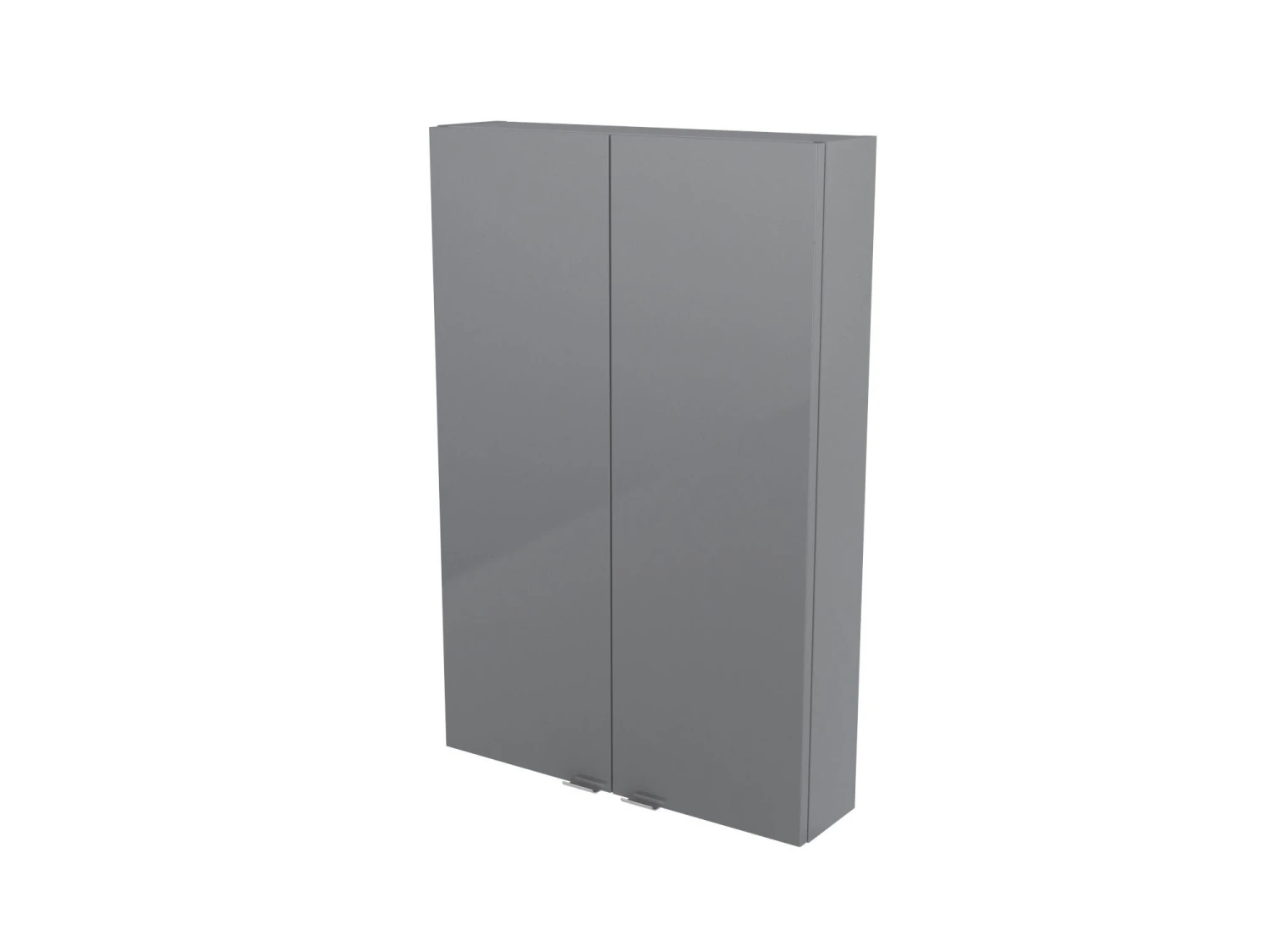 GoodHome Imandra Gloss Grey Wall Cabinet (W)600mm (H)900mm 3 GoodHome Imandra Gloss Grey Wall Cabinet (W)600mm (H)900mm