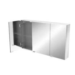 GoodHome Imandra Gloss Non Illuminated Wall-mounted Compact Mirrored Bathroom Cabinet (W)1000mm (H)600mm -Crystal Bathware goodhome imandra gloss non illuminated wall mounted compact mirrored bathroom cabinet w 1000mm h 600mm3663602933731 21c