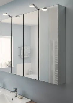 GoodHome Imandra Gloss Non Illuminated Wall-mounted Tall Mirrored Bathroom Cabinet (W)600mm (H)900mm 24 GoodHome Imandra Gloss Non Illuminated Wall-mounted Tall Mirrored Bathroom Cabinet (W)600mm (H)900mm -Crystal Bathware goodhome imandra gloss non illuminated wall mounted tall mirrored bathroom cabinet w 600mm h 900mm3663602933403 10i