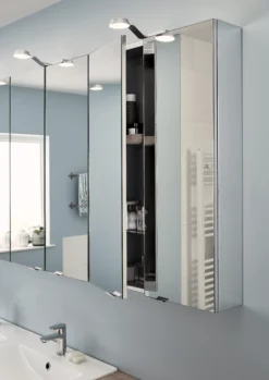 GoodHome Imandra Gloss Non Illuminated Wall-mounted Tall Mirrored Bathroom Cabinet (W)600mm (H)900mm 25 GoodHome Imandra Gloss Non Illuminated Wall-mounted Tall Mirrored Bathroom Cabinet (W)600mm (H)900mm -Crystal Bathware goodhome imandra gloss non illuminated wall mounted tall mirrored bathroom cabinet w 600mm h 900mm3663602933403 11i