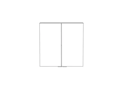 GoodHome Imandra Gloss Silver Non Illuminated Wall-mounted Compact Mirrored Bathroom Cabinet (W)600mm (H)600mm -Crystal Bathware goodhome imandra gloss silver non illuminated wall mounted compact mirrored bathroom cabinet w 600mm h 600mm3663602933717 03t